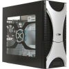 XION  Black/Silver Gaming Case (Blue LED) - No PSU QuickFind: 1104