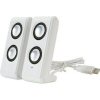 Gigabyte  White 2.0 USB Powered Mobile Speakers QuickFind: 1222