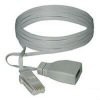 Xpert Systems 5.0 Metres Telephone Extension Lead + 3 Way Connector <br>QuickFind: 1808