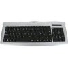 Zippy  Silver/Black Streamline Keyboard With 2x Built In USB Ports - USB QuickFind: 2114