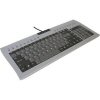 Xpert Systems Wired Black/Silver Slim Multimedia Keyboard USB/PS2 QuickFind: 2377
