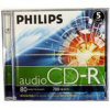 Philips  52x 700MB 80Min Audio CD-R Designed For Hi-Fi Equipment NOT PCs <br>QuickFind: 3567