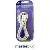 MasterPlug 1.5 Metres TV Coaxial Aerial Cable Male QuickFind: 3707