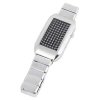 Xpert Systems  72-LED White Light Matrix Stainless Steel Watch/Wristwatch [ Silver ] QuickFind: 5257