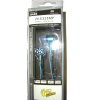 Xpert Systems ZV-E738MP Blue Diamante - Soft In The Ear Headphones with 3.5mm Jack Plug <br>QuickFind: 5378