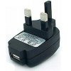 Xpert Systems 1000mA iPOD USB to 3-Pin UK Mains Charger for iPods/mp3/Mp4 [ 1000mA ] <br>QuickFind: 5411