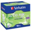 Verbatim  4x 700MB 80Min CDRW MusicLifePlus <br>QuickFind: 5413