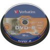 Verbatim  16x 4.7GB 120Min Lightscribe DVD-R v1.2 <br>QuickFind: 5454