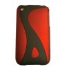 Apple iPhone 3G / 3GS Hard Back Cover [ RED / BLACK ] QuickFind: 5673