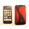 Apple iPhone 3G / 3GS Hard Back Cover [ RED / BLACK ] QuickFind: 5673