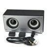 Xpert Systems MD-21 Powerful Speakers with Brushed Aluminium Front QuickFind: 5778