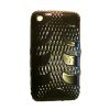 Apple iPhone 3G / 3GS Hard Back Cover - Fishbone Design [ Gloss Black ] <br>QuickFind: 5782
