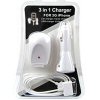 Apple  Compatible iPOD USB to 3-Pin UK Mains / Car Charger & Sync Cable Kit for iPods/mp3/Mp4 [ 500mA ] <br>QuickFind: 5861
