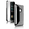 Apple iPhone 3G / 3GS Hard Back Cover [ CHROME ] with Mirror Screen Protector Bundle <br>QuickFind: 5898
