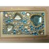 Xpert Systems  Mobile Phone Bling Sticker [ Large Jewel Style Blue / White ] <br>QuickFind: 6223