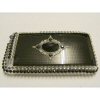 Apple iPhone 3G / 3GS Hard Back Bling Cover - Black with Diamonte Stones QuickFind: 6480