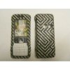 Nokia 6300 Crystal Bling Cover [ BLACK AND SILVER DIAMONTE ] <br>QuickFind: 6485