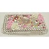 Apple iPod Touch G2/G3 Crystal Bling Diamante Back Cover [ PINK WITH FLOWERS ] QuickFind: 6625