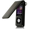 Apple iPod Nano V5 Chromatic Vertical Leather Flip Case [ BLACK ] <br>QuickFind: 6632