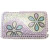 Apple iPod Touch G2/G3 Crystal Bling Diamante Back Cover [ COLOURED FLOWERS ] <br>QuickFind: 6686