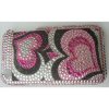 Apple iPhone 3G / 3GS Hard Back Cover Bling [ LARGE HEARTS ] <br>QuickFind: 6711