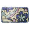 Samsung F480 Tocco Crystal Bling Case for Phone [ BLUE FLORAL ] QuickFind: 6763