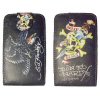 Apple Touch G2/G3 Leather Flip Case [ ED HARDY - NAVY ] <br>QuickFind: 6796