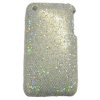 Apple iPhone 3G / 3GS Hard Back Bling Cover - Silver Glitter <br>QuickFind: 6866