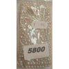 Nokia 5230 / 5800 XpressMusic Crystal Bling Cover [ PINK SILVER PEARLS ] <br>QuickFind: 6877