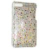 Apple iTouch G2/G3 Crystal Bling Diamante Back Cover [ SILVER ] <br>QuickFind: 6912