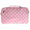 Xpert Systems 10.2 Inch Large Polka Dot Laptop Bag - [ BABY PINK ] QuickFind: 6931