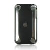 Apple iPhone 3G / 3GS Hard Back Cover - [ BLACK / CHROME ] QuickFind: 6955