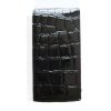 Xpert Systems  Leather Slip Pouch Case [ BLACK CROCODILE WITH CREAM] <br>QuickFind: 6993