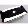 Apple iPhone 4G Hard Back Bling Cover - [ BLACK / CHROME ] <br>QuickFind: 7002