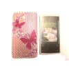 Nokia X3 Bling Diamante Case [ PINK BUTTERFLIES ] <br>QuickFind: 7044
