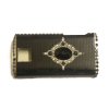 Nokia X3 Diamante Bling Case [ BLACK WITH LARGE DIAMANTE ] <br>QuickFind: 7066