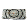 Nokia 6300 Diamante Bling Hard Cover [ BLACK AND SILVER SPIRAL DIAMONTE ] <br>QuickFind: 7067