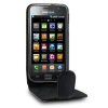 Samsung Galaxy S i9000 Leather Flip Case [ BLACK ] <br>QuickFind: 7099