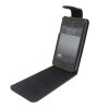 Apple iPhone 4G Leather Vertical Flip Case [ BLACK ] <br>QuickFind: 7102