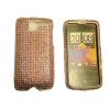 HTC Desire Bling Diamante Cover - Front & Back [ SILVER ] <br>QuickFind: 7122