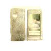 Nokia X6 Crystal Bling Cover [ SILVER - FRONT & BACK ] <br>QuickFind: 7156