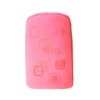 Xpert Systems  Soft Touch Slip Pouch Case [ PINK WITH SQUARE PRINT ] <br>QuickFind: 7186