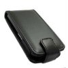 Nokia E71 Leather Vertical Flip Case [ BLACK ] <br>QuickFind: 7267