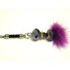Xpert Systems  Mobile Phone Charm [ PURPLE DIAMANTE BLING ] <br>QuickFind: 7328