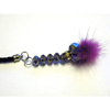 Xpert Systems  Mobile Phone Charm [ PURPLE DIAMANTE BLING ] <br>QuickFind: 7388