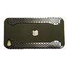 Apple iPhone 4G Hard Back Cover - [ MESH STYLE WITH LOGO ] <br>QuickFind: 7454