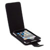 Apple iPod Touch 4G Leather Flip Case - Black <br>QuickFind: 7576