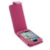 Apple iPod Touch 4G Leather Flip Case [ PINK ] <br>QuickFind: 7577