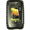 HTC Touch HD Gel Diamante Bling Mobile Phone Case [ BLACK ] <br>QuickFind: 7611