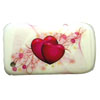 Blackberry 9300 / 8520 Curve Crystal Cover [ WHITE WITH LOVEHEARTS ] <br>QuickFind: 7649